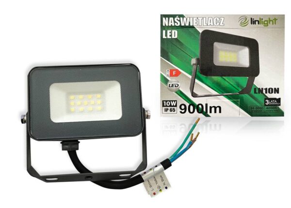 Projecteur LED 10W LN10N 4000K 900lm Garantie 3 ans