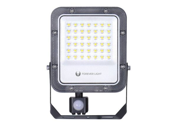 Projecteur LED PROXIM+ 30W 6500K 4500lm PIR 230V IP65 Forever Light 150lm/W Garantie 5 ans