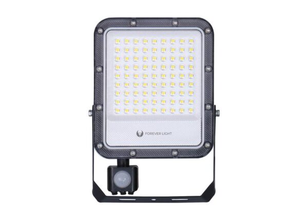 Projecteur LED PROXIM+ 50W 4000K 7500lm PIR 230V IP65 Forever Light 150lm/W Garantie 5 ans
