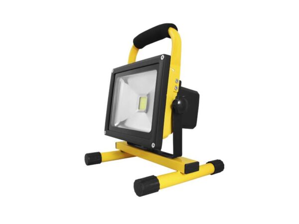 Lampe de travail LED PS avec batterie, 20 W, chargeur 12 V/230 V.