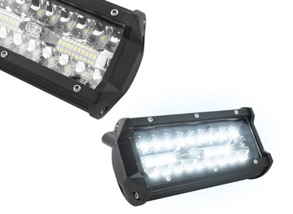 PANNEAU HORS ROUTE 10-30V, 3Wx40LED, 120W, IP67, 6500K, COMBO.