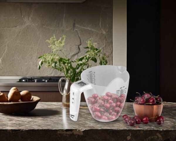 Balance de cuisine électronique LTC, pichet, blanche.