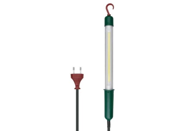 Lampe d'atelier LED COB, 300 lm, 4,8 W, 6500 K, 230 V, câble de 5 m