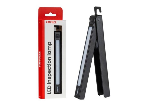 Lampe d'atelier professionnelle 10W COB 1000lm avec batterie 2600mAH.