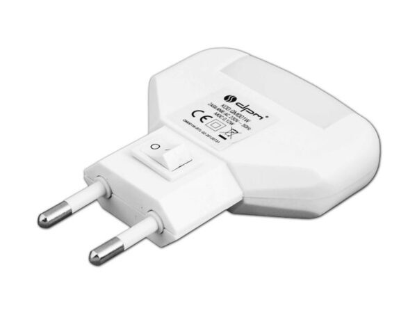 Veilleuse 0,12 W, lumière blanche.