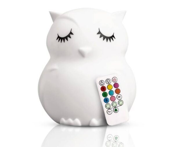 Veilleuse LED en silicone souple Petite Chouette NL-30