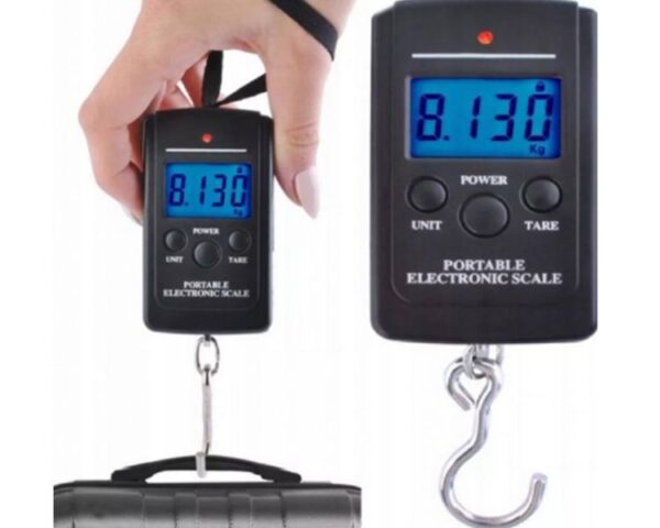 Balance de voyage LTC, 2 x AA, noire.