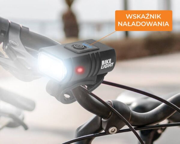 Lampe torche vélo LTC 2 LED T6 10 W avec batterie 1200 mAh, USB-C 5 V, boîtier aluminium noir