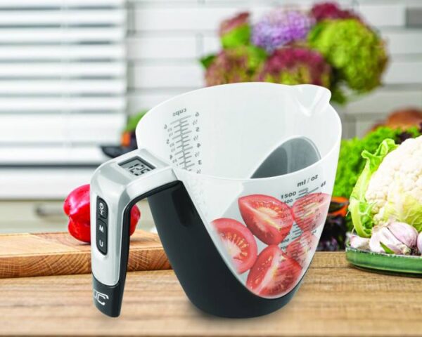 Balance de cuisine électronique LTC, pichet, noire.