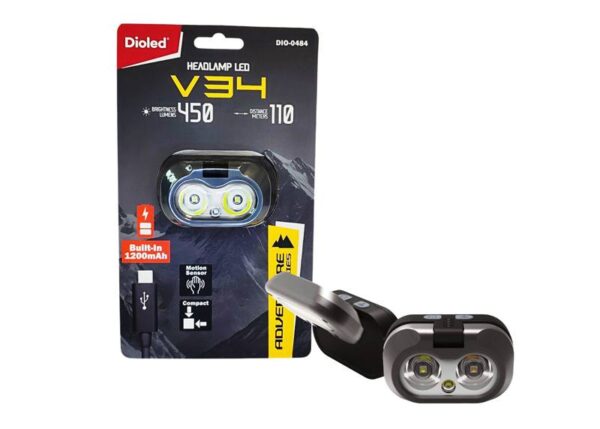 Phare LED V34 5W OPEN 450LM HQ DIOLED