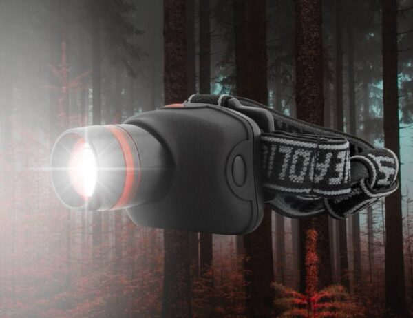 Lampe frontale professionnelle PS LTC 1LED 3W CREE XR-E Q5 avec zoom.