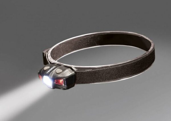 Lampe frontale 60 lm, 1 pile AA, 5 modes d'éclairage