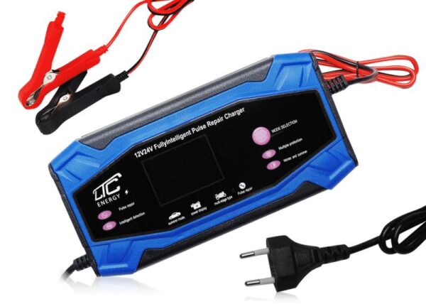 Chargeur automatique, redresseur à microprocesseur LTC 12V/8A 24V/4A