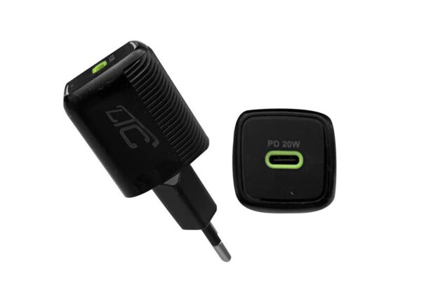 Chargeur mural LTC PD 20W USB-C GaN noir