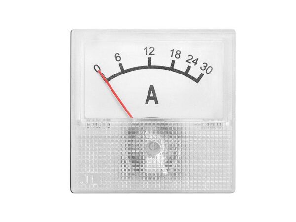 Ampèremètre analogique carré mini 30A + shunt.