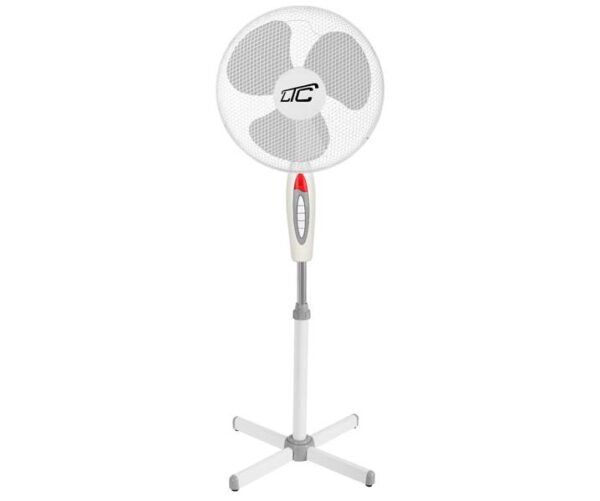 Ventilateur sur pied PS LTC 40W 16" blanc