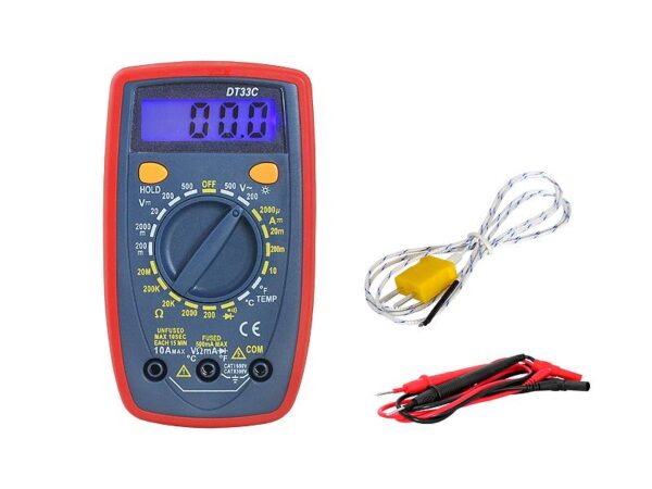 Multimètre DT33C.
