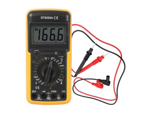 Multimètre numérique à aiguille DT-9205A.