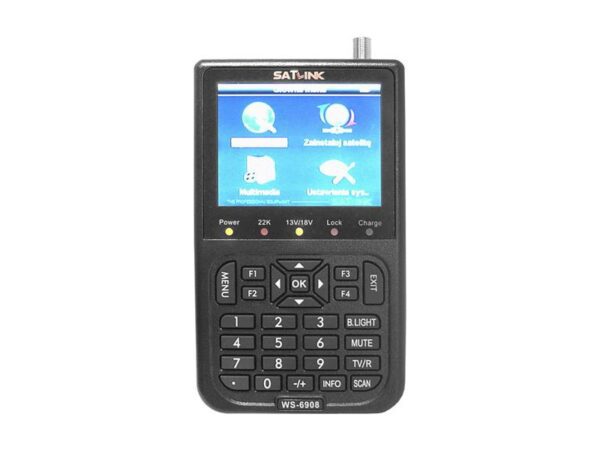 Compteur satellite LCD Satlink 6908 DVB-S.