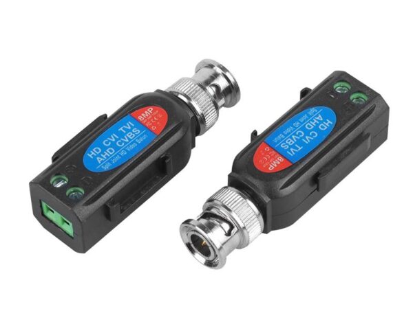 Transformateur d'impédance droit passif monocanal, lot de 2, 300 m