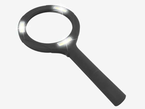 Loupe éclairée LTC 3xCOB 3W, 2*AA.
