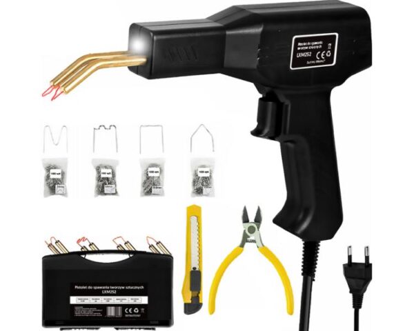 Poste à souder, agrafeuse, machine à souder, pistolet pour plastique (plastique) + 800 agrafes