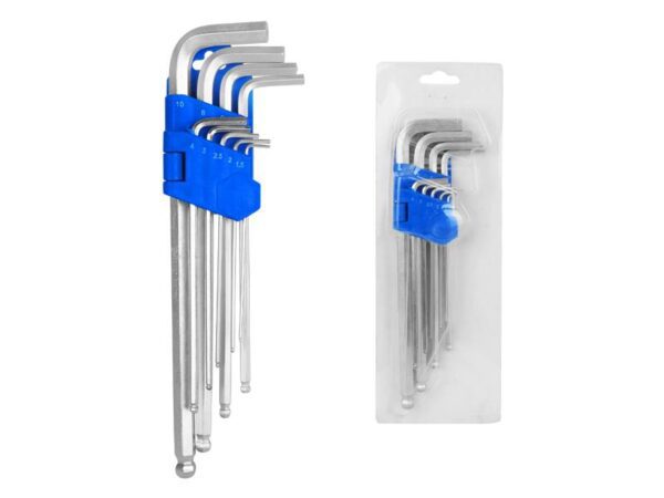 Clés Allen HL9A, jeu de 9 pièces.