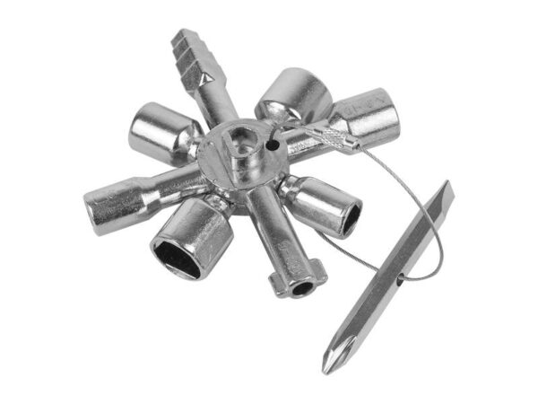 Clé universelle pour armoires techniques 10 en 1, G10048.