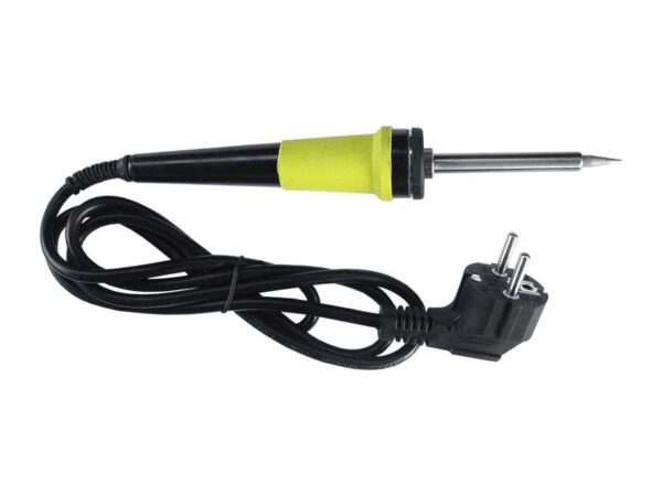 Fer à souder 40 W, jaune, Lextool, CE + ROHS.