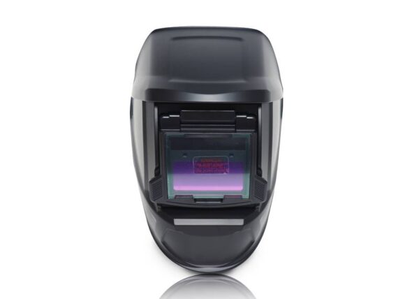 Masque de soudage à assombrissement automatique TIMBER avec régulation de filtre 01-1s. Alimentation solaire/pile au lithium CR2032.