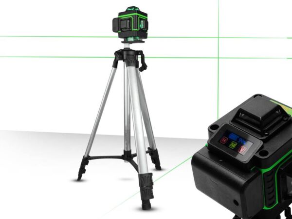 NIVEAU LASER 360° CROISÉ LASER PRO 4D + TRÉPIED M294
