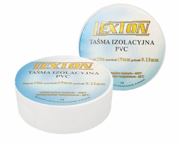 Ruban isolant Lexton, blanc, 25 m.