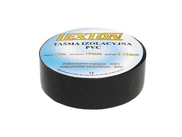 Ruban isolant Lexton, noir, 10 m.