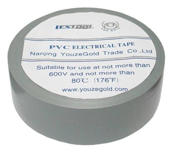 Ruban isolant Lexton, gris, 10 m.