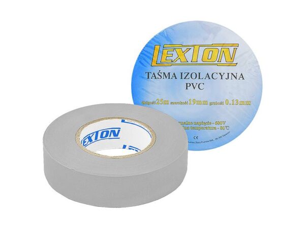 Ruban isolant Lexton, gris, 25 m.