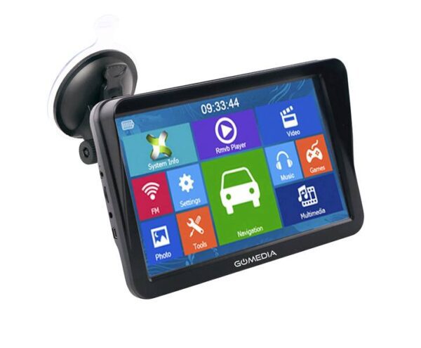 Système de navigation GPS PS GOMEDIA GPS 903 9" avec carte iGO PRIMO pour camions (256 Mo)