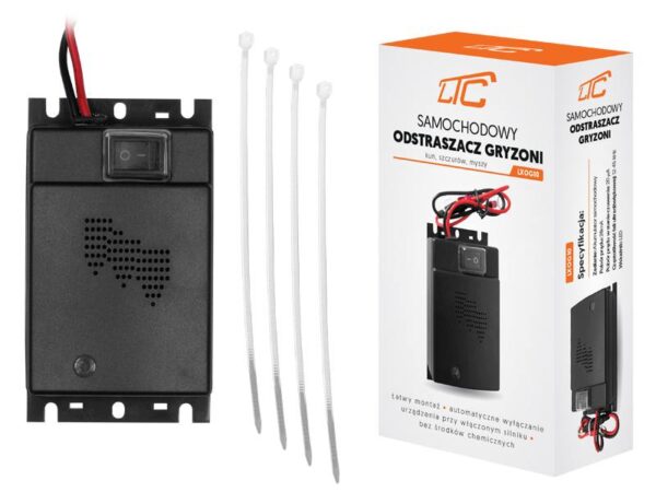 Répulsif anti-rongeurs (martres, rats, souris) pour voiture, 12/24 V CC, LTC