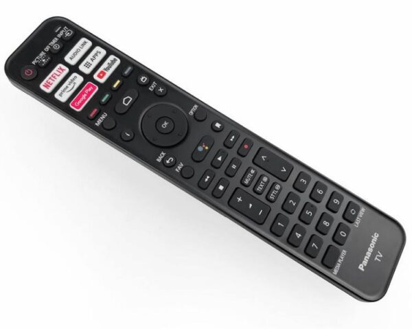 Télécommande Panasonic RC700E pour téléviseur avec fonction vocale.