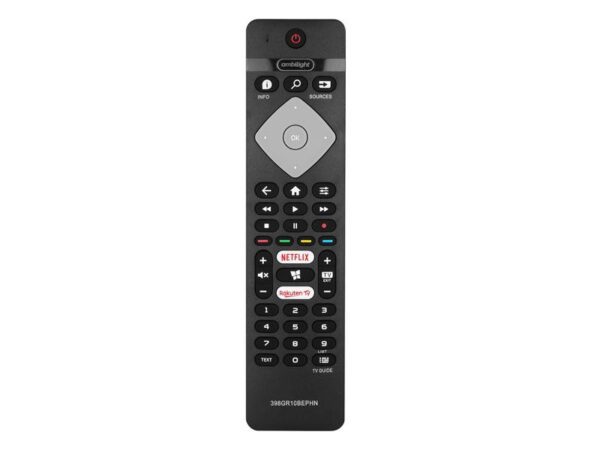 Télécommande pour écrans LCD/LED PHILIPS 398GR10BEPHN AMBILIGHT, SMART, NETFLIX, RAKUTEN.