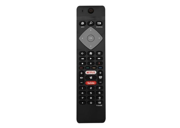 Télécommande pour écran LCD/LED PHILIPS 398GR10BEPHN0036HT, compatible Ambilight, Smart, Netflix et YouTube