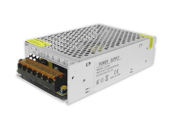 Alimentation LED modulaire LEXTON, 12V/60W.