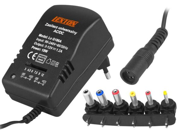 Alimentation régulée par impulsions PS 3V-12V/1200mA à polarité variable