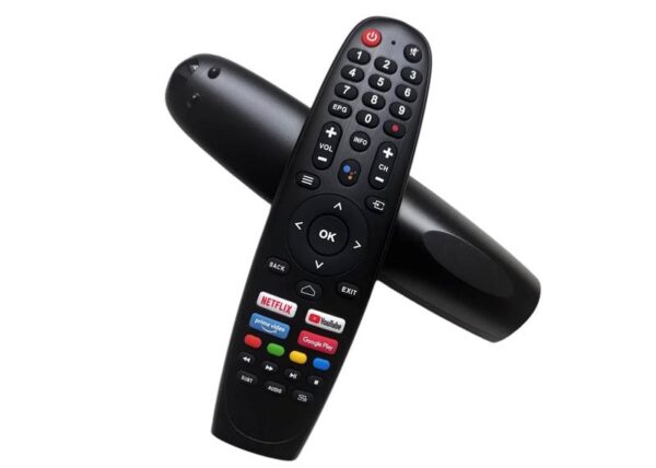 Télécommande pour téléviseur LCD Blaupunkt BA40F4382QEB, compatible avec Netflix, YouTube, Google et Prime Video.