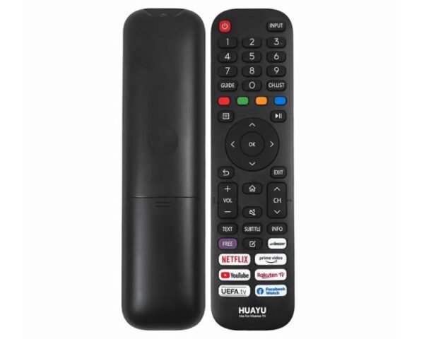 Télécommande pour téléviseur LCD Hisense EN2X30H, Netflix, YouTube, Prime Video, Rakuten, Facebook Watch