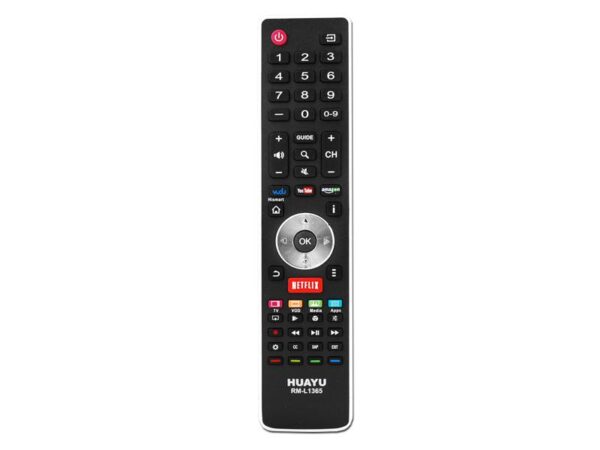 Télécommande pour téléviseur LCD HISENSE RM-L1365 NETFLIX YOUTUBE AMAZON.