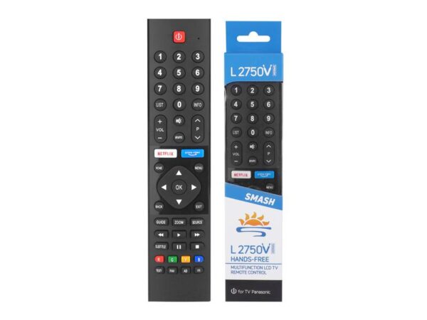 Télécommande pour téléviseur LCD Panasonic RM-L2750V NETFLIX, PRIME VIDEO