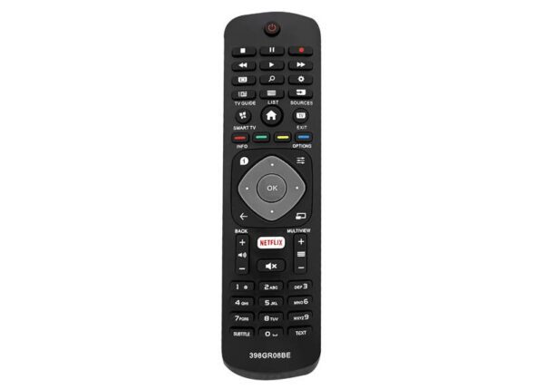 Télécommande pour téléviseur LCD Philips 398GR8BD SMART, NETFLIX