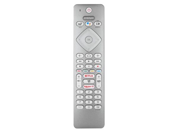 Télécommande pour téléviseur LCD intelligent Philips PH-V1, Netflix, Rakuten TV, Ambilight, fonction vocale.