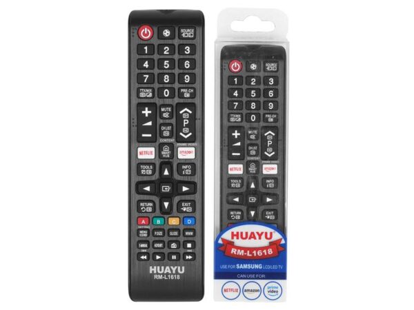 Télécommande pour téléviseur LCD intelligent Samsung RM-L1618, Netflix, Amazon, 3D, fonction sport.