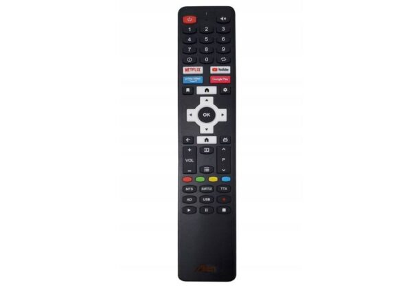 Télécommande pour téléviseur LCD Sharp 40FG2EA, compatible avec Netflix, YouTube, Prime Video et Google Play.